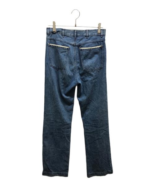 LiNoH（リノー）LiNoH (リノー) BELTED DENIM PANTS インディゴ サイズ:1の古着・服飾アイテム