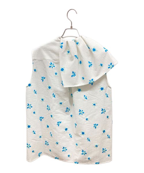 machatt（マチャット）machatt (マチャット) エンブロイダリーブラウス ホワイト サイズ:ーの古着・服飾アイテム