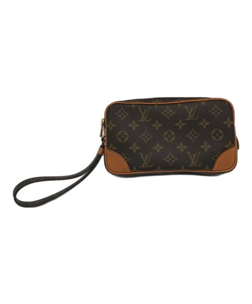 LOUIS VUITTON（ルイ ヴィトン）LOUIS VUITTON (ルイ ヴィトン) クラッチバッグ ブラウンの古着・服飾アイテム