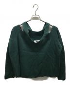 MM6 Maison Margielaエムエムシックスメゾンマルジェラ）の古着「ニット」｜グリーン