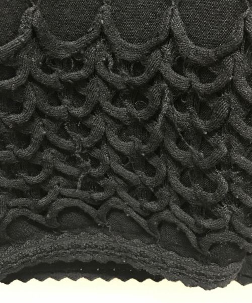 CHANEL（シャネル）CHANEL (シャネル) ニットスカート ブラック サイズ:36の古着・服飾アイテム