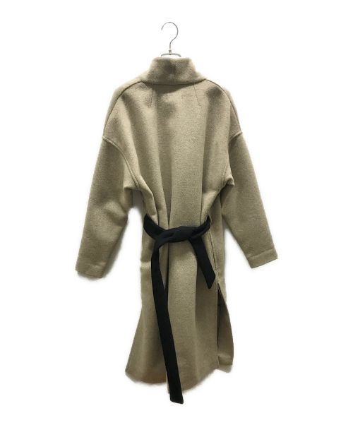 toteme（トーテム）toteme (トーテム) ノーカラーコート ベージュ サイズ:XSの古着・服飾アイテム