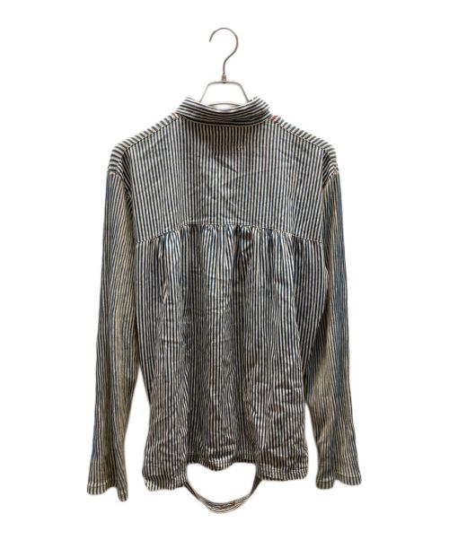 KAPITAL（キャピタル）KAPITAL (キャピタル) ストライプシャツ ブルー サイズ:3の古着・服飾アイテム