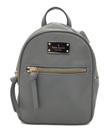 中古・古着通販】Kate Spade (ケイトスペード) リュック グレー 