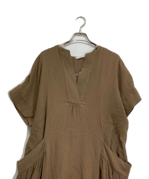 PLAIN PEOPLE（プレインピープル）PLAIN PEOPLE (プレインピープル) ワンピース ブラウン サイズ:Mの古着・服飾アイテム