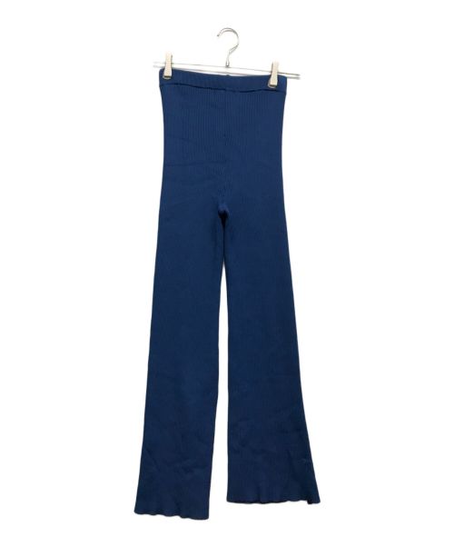 soduk（スドーク）soduk (スドーク) ニットパンツ ブルー サイズ:記載なしの古着・服飾アイテム