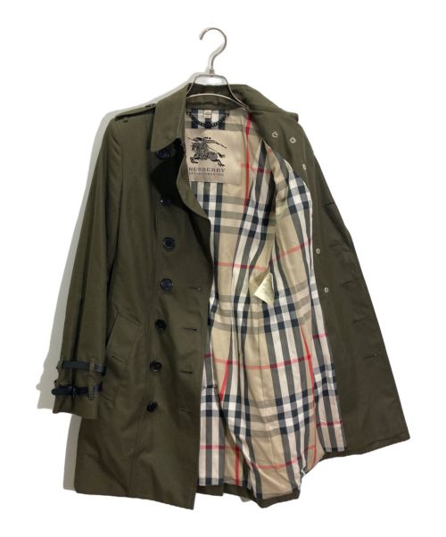 BURBERRY（バーバリー）BURBERRY (バーバリー) トレンチコート オリーブ サイズ:UK8の古着・服飾アイテム