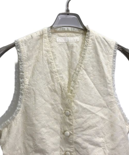 PINK HOUSE（ピンクハウス）PINK HOUSE (ピンクハウス) ベスト ホワイト サイズ:ーの古着・服飾アイテム