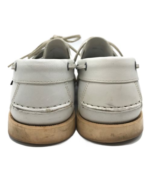 PARABOOT（パラブーツ）PARABOOT (パラブーツ) デッキシューズ ホワイト サイズ:9の古着・服飾アイテム