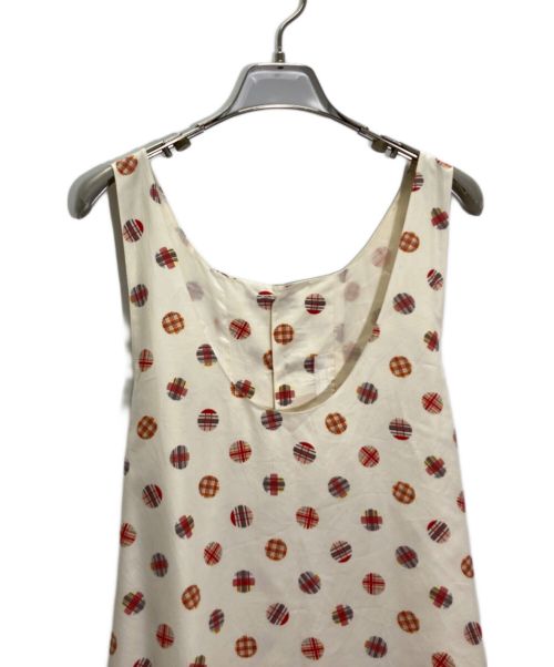 PINK HOUSE（ピンクハウス）PINK HOUSE (ピンクハウス) ノースリーブワンピース ベージュ サイズ:記載なしの古着・服飾アイテム