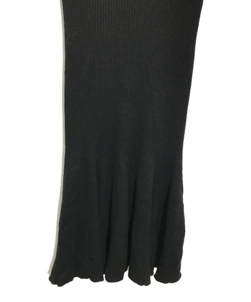 POLO RALPH LAUREN（ポロ・ラルフローレン）POLO RALPH LAUREN (ポロ・ラルフローレン) リブニットワンピース ブラック サイズ:Sの古着・服飾アイテム