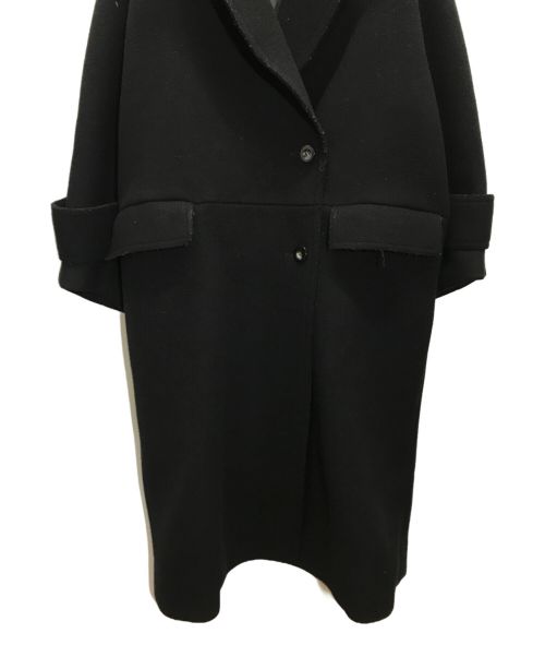 MAISON SPECIAL（メゾンスペシャル）MAISON SPECIAL (メゾンスペシャル) Super140メルトンダブルコート ブラック サイズ:36の古着・服飾アイテム