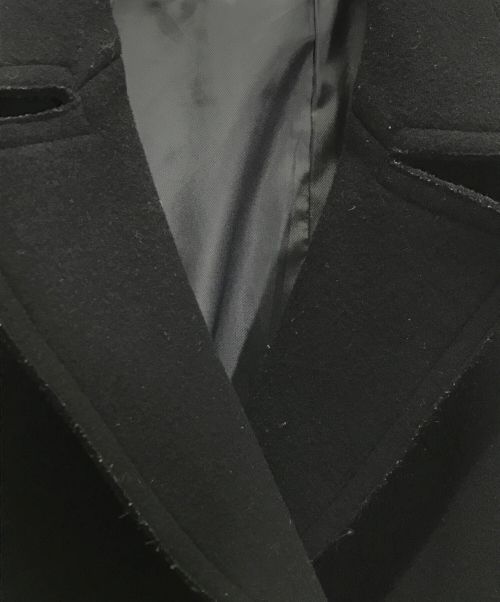 MAISON SPECIAL（メゾンスペシャル）MAISON SPECIAL (メゾンスペシャル) Super140メルトンダブルコート ブラック サイズ:36の古着・服飾アイテム