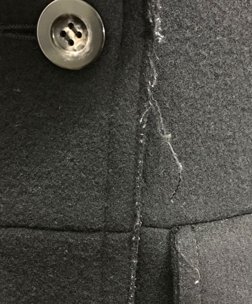 MAISON SPECIAL（メゾンスペシャル）MAISON SPECIAL (メゾンスペシャル) Super140メルトンダブルコート ブラック サイズ:36の古着・服飾アイテム