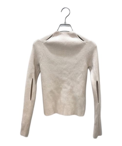 FENDI（フェンディ）FENDI (フェンディ) コンパクトリブニットカーディガン ベージュ サイズ:38の古着・服飾アイテム