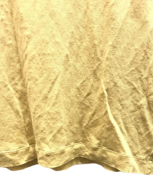 BRUNELLO CUCINELLI（ブルネロクチネリ）BRUNELLO CUCINELLI (ブルネロクチネリ) リネンカットソー イエロー サイズ:Sの古着・服飾アイテム