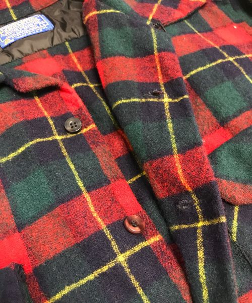 PENDLETON（ペンドルトン）PENDLETON (ペンドルトン) ボードシャツ レッド サイズ:Lの古着・服飾アイテム