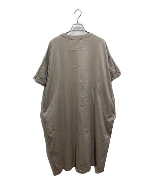 mizuiro-ind（ミズイロインド）mizuiro-ind (ミズイロインド) カットソーワンピース ベージュ サイズ:記載なしの古着・服飾アイテム