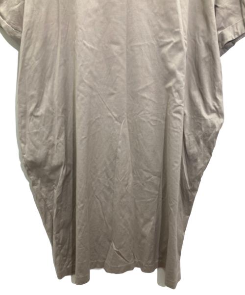 mizuiro-ind（ミズイロインド）mizuiro-ind (ミズイロインド) カットソーワンピース ベージュ サイズ:記載なしの古着・服飾アイテム