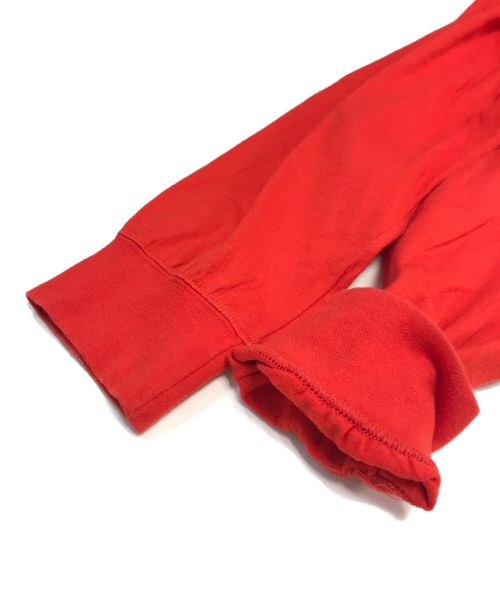 COMME des GARCONS HOMME（コムデギャルソン オム）COMME des GARCONS HOMME (コムデギャルソン オム) モックネックカットソー レッド サイズ:表記なしの古着・服飾アイテム