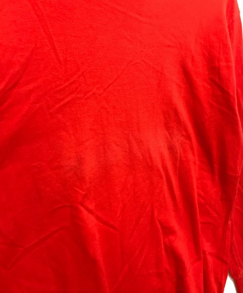 COMME des GARCONS HOMME（コムデギャルソン オム）COMME des GARCONS HOMME (コムデギャルソン オム) モックネックカットソー レッド サイズ:表記なしの古着・服飾アイテム