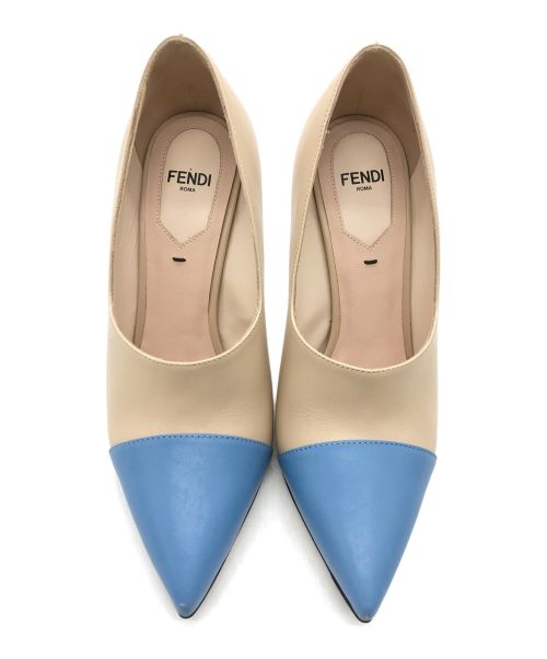 FENDI（フェンディ）FENDI (フェンディ) パンプス ベージュ サイズ:35 1/2の古着・服飾アイテム