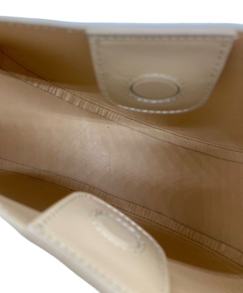 WANDLER（ワンドラー）WANDLER (ワンドラー) 2WAYエナメルショルダーバッグ ベージュの古着・服飾アイテム