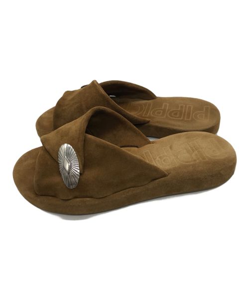 Pippichic（ピッピシック）Pippichic (ピッピシック) サンダル ブラウン サイズ:41の古着・服飾アイテム