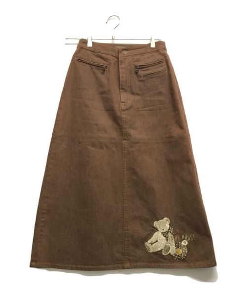 PINK HOUSE（ピンクハウス）PINK HOUSE (ピンクハウス) スカート ブラウン サイズ:Mの古着・服飾アイテム