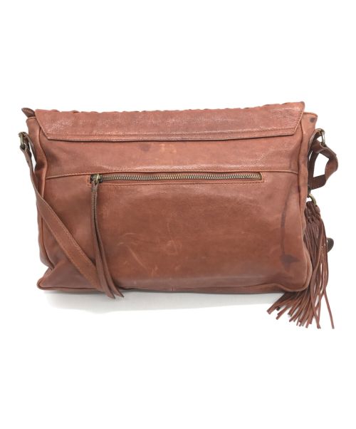 genten（ゲンテン）genten (ゲンテン) メッシュレザーバッグ ブラウンの古着・服飾アイテム