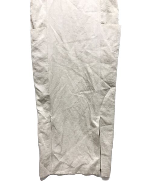 Noble（ノーブル）Noble (ノーブル) リネン混 2way ロングワンピース ベージュ サイズ:38の古着・服飾アイテム