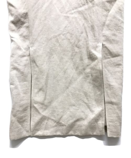 Noble（ノーブル）Noble (ノーブル) リネン混 2way ロングワンピース ベージュ サイズ:38の古着・服飾アイテム