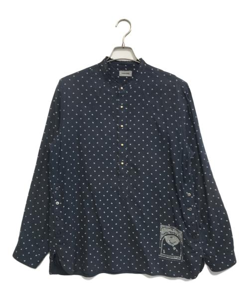 UNDERCOVERISM（アンダーカバーイズム）UNDERCOVERISM (アンダーカバーイズム) 断ち切りプルオーバーシャツ ネイビー サイズ:3の古着・服飾アイテム