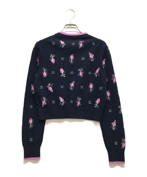 CHANEL（シャネル）CHANEL (シャネル) カシミヤニット ネイビー サイズ:34の古着・服飾アイテム