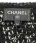 中古・古着 CHANEL (シャネル) チェーンデザインウール コート ブラック サイズ:34：202000円
