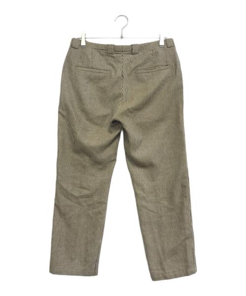 Maison Margiela（メゾンマルジェラ）Maison Margiela (メゾンマルジェラ) チェックパンツ ベージュ サイズ:48の古着・服飾アイテム