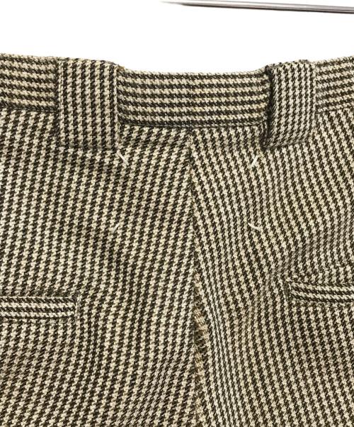 Maison Margiela（メゾンマルジェラ）Maison Margiela (メゾンマルジェラ) チェックパンツ ベージュ サイズ:48の古着・服飾アイテム