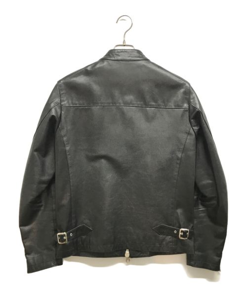 Cinquanta（チンクワンタ）Cinquanta (チンクアンタ) シングルライダースジャケット ブラック サイズ:48の古着・服飾アイテム