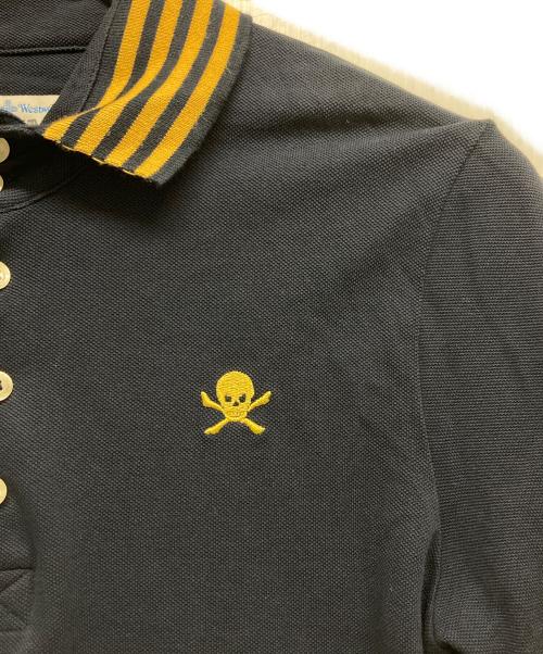Vivienne Westwood man（ヴィヴィアン ウェストウッド マン）Vivienne Westwood man (ヴィヴィアン ウェストウッド マン) ポロシャツ ネイビー サイズ:Mの古着・服飾アイテム