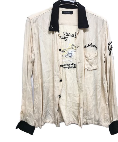 RUDE GALLERY（ルードギャラリー）RUDE GALLERY (ルードギャラリー) オープンカラーシャツ ベージュ サイズ:4の古着・服飾アイテム