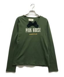 PINK HOUSE（ピンクハウス）の古着「ロングカットソー」｜グリーン