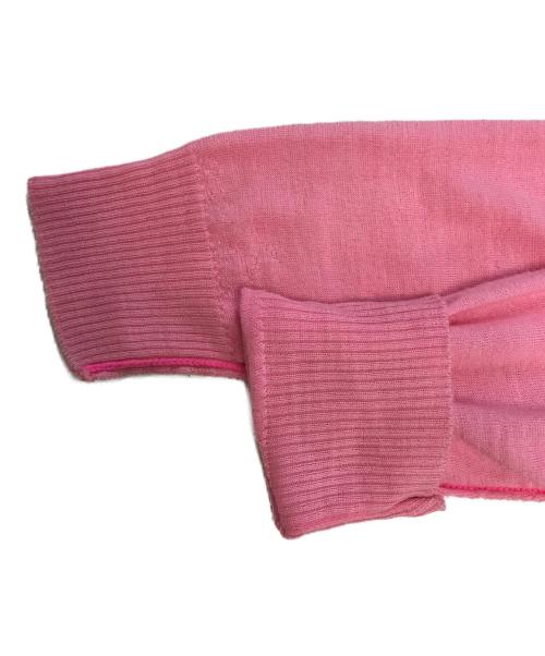 tricot COMME des GARCONS（トリココムデギャルソン）tricot COMME des GARCONS (トリココムデギャルソン) インサイドアウトニットカーディガン ピンク サイズ:表記なしの古着・服飾アイテム