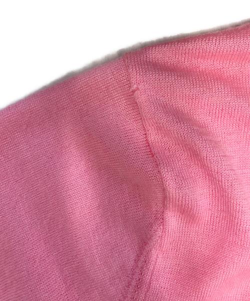 tricot COMME des GARCONS（トリココムデギャルソン）tricot COMME des GARCONS (トリココムデギャルソン) インサイドアウトニットカーディガン ピンク サイズ:表記なしの古着・服飾アイテム