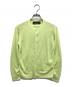 tricot COMME des GARCONS（トリココムデギャルソン）の古着「カーディガン」｜黄緑