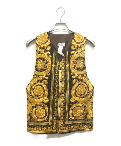 GIANNI VERSACE（ジャンニ・ヴェルサーチ）GIANNI VERSACE (ジャンニ・ヴェルサーチ) ベスト イエロー サイズ:48の古着・服飾アイテム