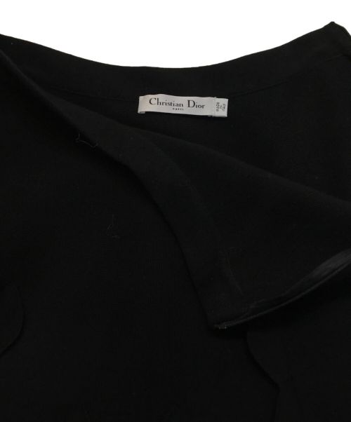 Christian Dior（クリスチャン ディオール）Christian Dior (クリスチャン ディオール) ニットスカート ブラック サイズ:36の古着・服飾アイテム