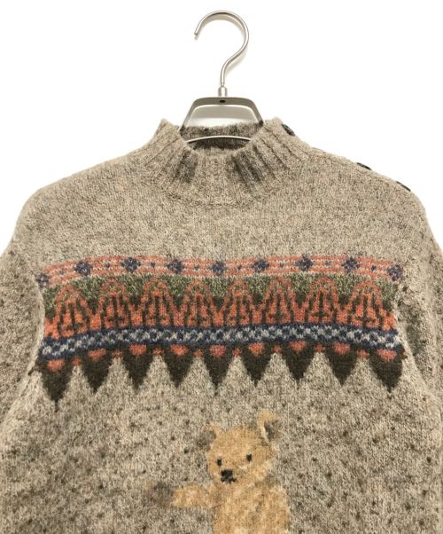 PINK HOUSE（ピンクハウス）PINK HOUSE (ピンクハウス) ベアニット ベージュ サイズ:記載なしの古着・服飾アイテム