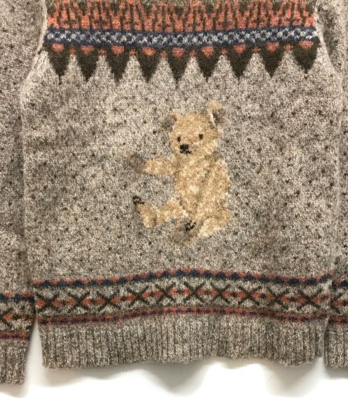 PINK HOUSE（ピンクハウス）PINK HOUSE (ピンクハウス) ベアニット ベージュ サイズ:記載なしの古着・服飾アイテム