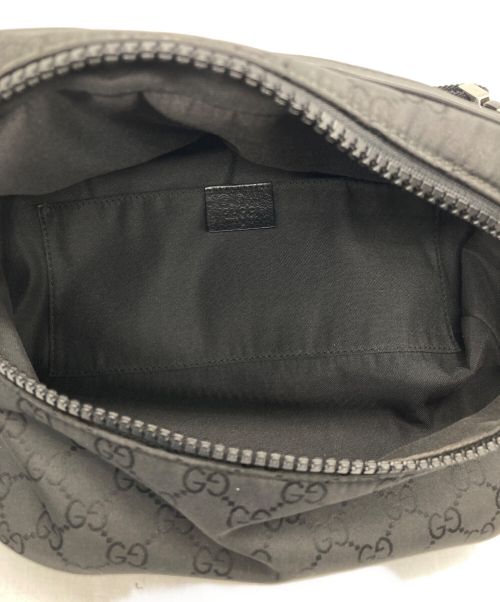 GUCCI（グッチ）GUCCI (グッチ) ウエストバッグ ブラックの古着・服飾アイテム