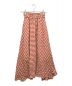JENNE (ジェンヌ) ギンガムチェック ロングフレアスカート レッド サイズ:S：3000円